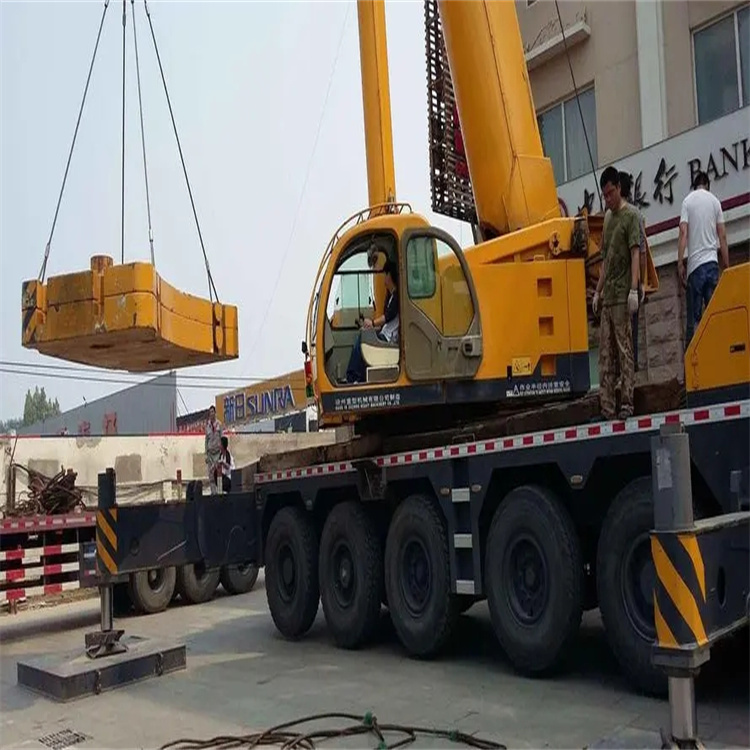 井冈山当地吊车出租|机器吊装|75吨|工厂搬迁服务